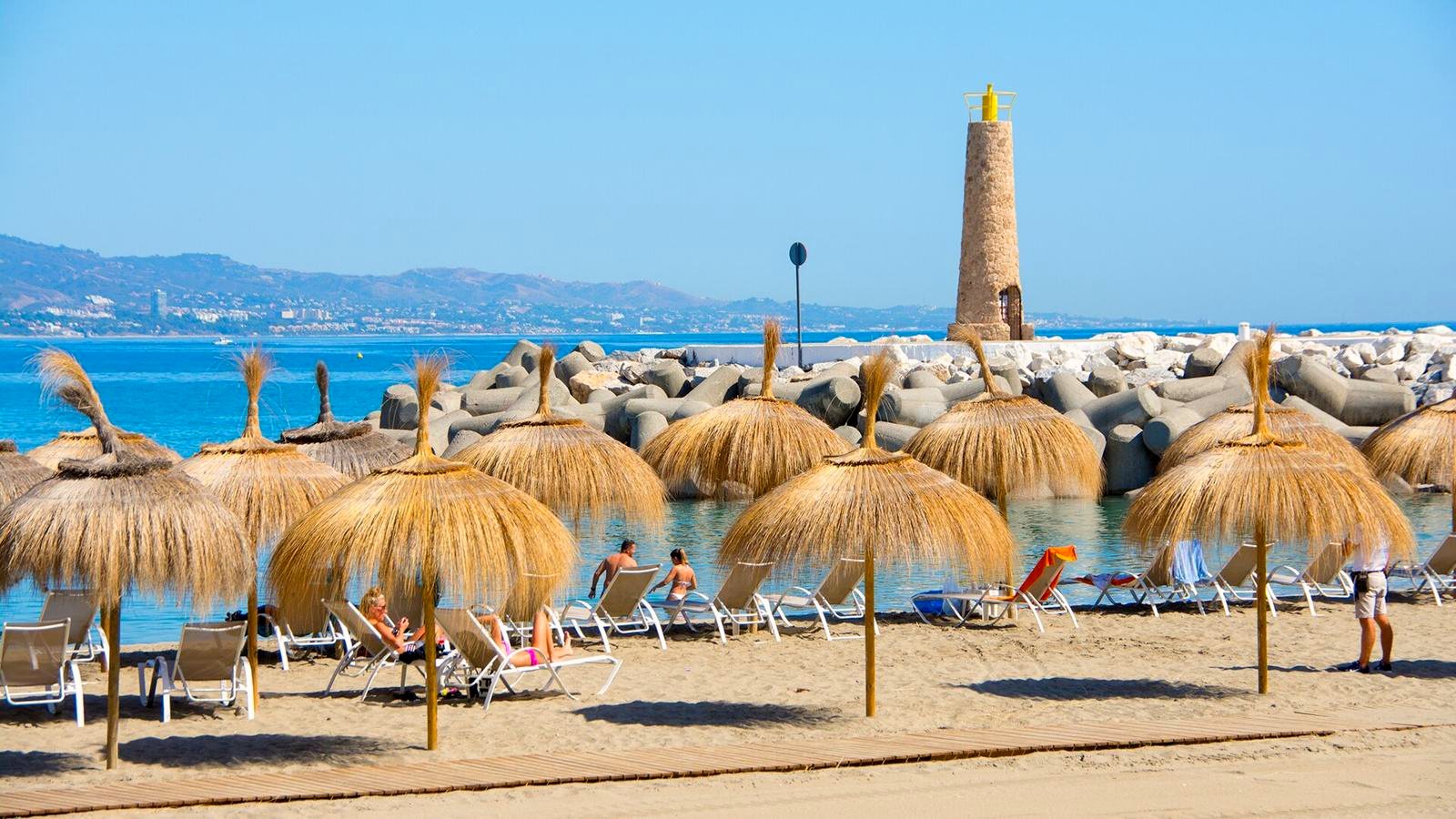 The beach and promenade